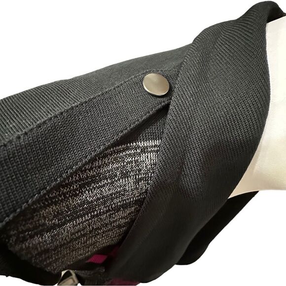 Ming Wang Blazer /Jacket Black Pink Gray Open Front Sz XS NWT - Picture 7 of 9